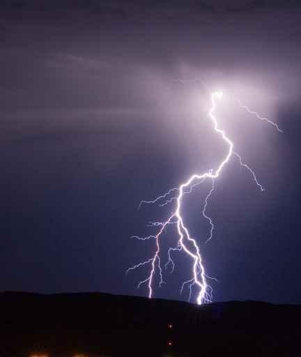 Summer Lightning Wall Mural