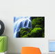 Waterfall On Wahkeena Creek, Columbia River Gorge Wall Mural