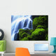 Waterfall On Wahkeena Creek, Columbia River Gorge Wall Mural