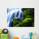 Waterfall On Wahkeena Creek, Columbia River Gorge Wall Mural