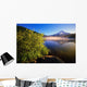Sunrise Fog On Trillium Lake, Reflection Of Mount Hood Wall Mural