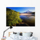 Sunrise Fog On Trillium Lake, Reflection Of Mount Hood Wall Mural