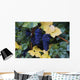 Close-Up Of Ripe, Wine Grapes And Leaves Wall Mural