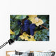 Close-Up Of Ripe, Wine Grapes And Leaves Wall Mural