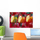 Yellow And Red Tulip Blooms Wall Mural