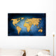 world map Wall Mural