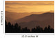 Hazy Ridges Of Trinity Alps At Sunset Wall Mural