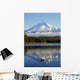 Trillium Lake With Mount Hood Reflection, Mount Hood National Forest Wall Mural
