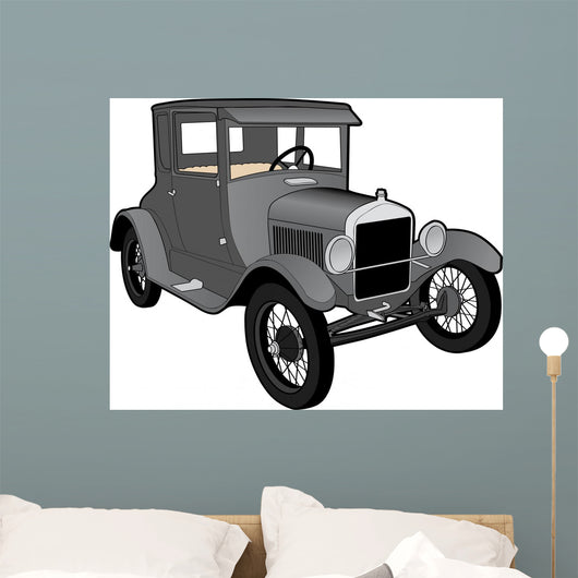 Antique Car Wall Decal Design 2
