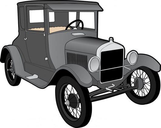 Antique Car Wall Decal Design 2