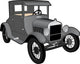 Antique Car Wall Decal Design 2