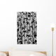 floral background with bamboo Wall Mural
