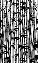 floral background with bamboo Wall Mural