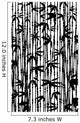 floral background with bamboo Wall Mural