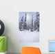 Snow Covered Forest Wall Mural
