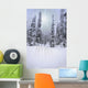 Snow Covered Forest Wall Mural