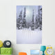 Snow Covered Forest Wall Mural