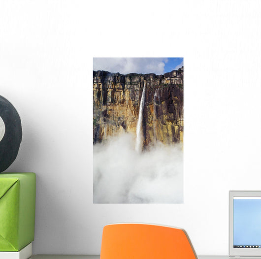 Waterfall In Canaima National Park, Venezuela Wall Mural