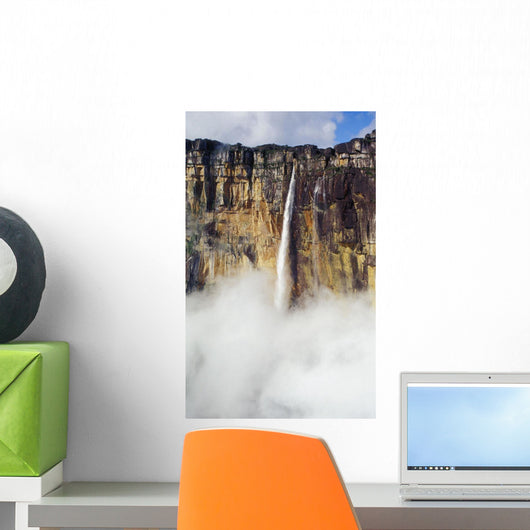 Waterfall In Canaima National Park, Venezuela Wall Mural