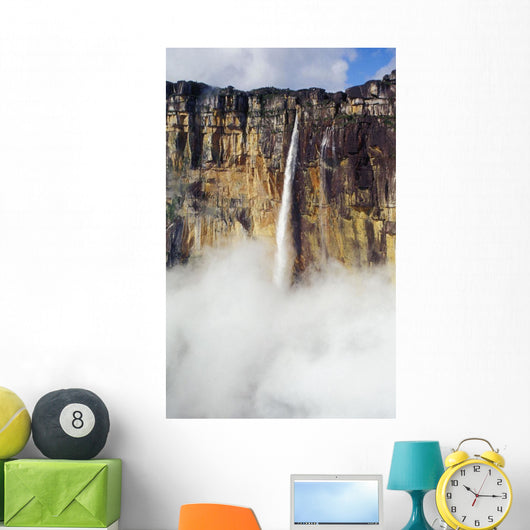 Waterfall In Canaima National Park, Venezuela Wall Mural