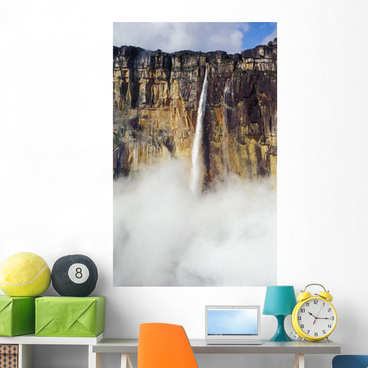 Waterfall In Canaima National Park, Venezuela Wall Mural