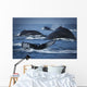 School Of Humpback Whales Wall Mural