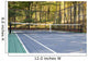 Platform Tennis Paddle Court Wall Mural