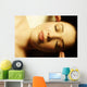Woman Having Face Massaged Wall Mural