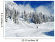 Skier on Winter Snow Wall Mural