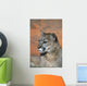 Portrait Of Mountain Lion Wall Mural