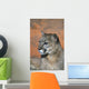 Portrait Of Mountain Lion Wall Mural