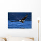 Bald Eagle Clutching Fish Wall Mural