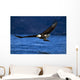 Bald Eagle Clutching Fish Wall Mural