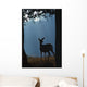 Deer In A Forest Wall Mural