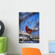 Male Northern Cardinal Bird Wall Mural