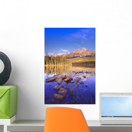 Pyramid Lake, Jasper National Park, Alberta, Canada Wall Mural