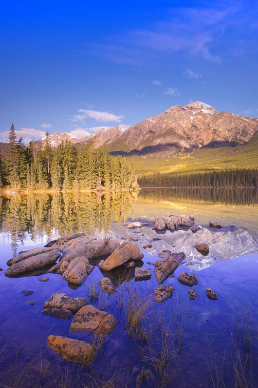 Pyramid Lake, Jasper National Park, Alberta, Canada Wall Mural
