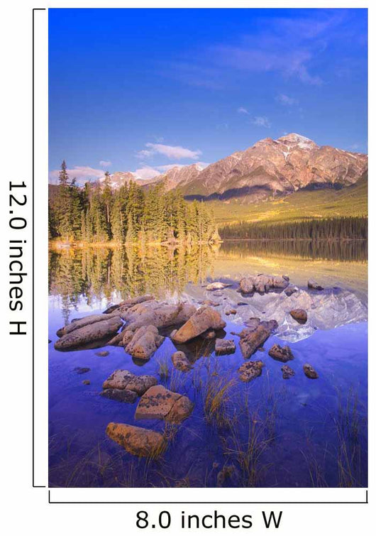 Pyramid Lake, Jasper National Park, Alberta, Canada Wall Mural