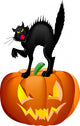 Halloween cat Wall Decal