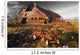 Old Barn With Red Wagon Wall Mural