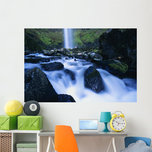 Elowah Falls, Columbia River Gorge, Oregon, Usa Wall Mural