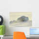 Polar Bears Sleeping At Sunset Wall Mural