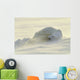 Polar Bears Sleeping At Sunset Wall Mural