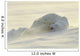 Polar Bears Sleeping At Sunset Wall Mural