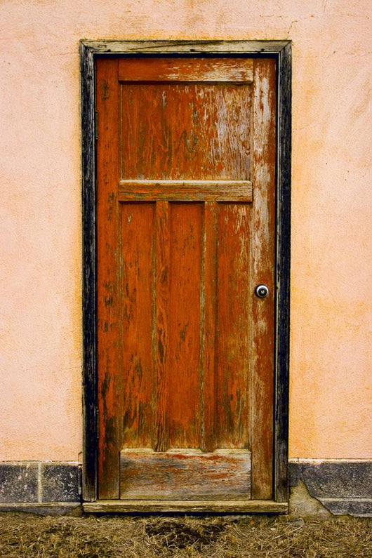 Old Weathered Door Wall Mural