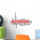 Accounting tag cloud Wall Decal