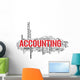 Accounting tag cloud Wall Decal