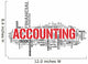 Accounting tag cloud Wall Decal