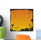 Halloween grunge vector background Wall Mural