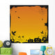 Halloween grunge vector background Wall Mural